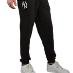New York Yankees Team Logo Jogger Pants - Black - Headz Up 