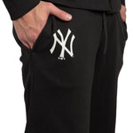 New York Yankees Team Logo Jogger Pants - Black - Headz Up 