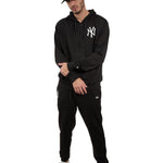 New York Yankees Team Logo Jogger Pants - Black - Headz Up 
