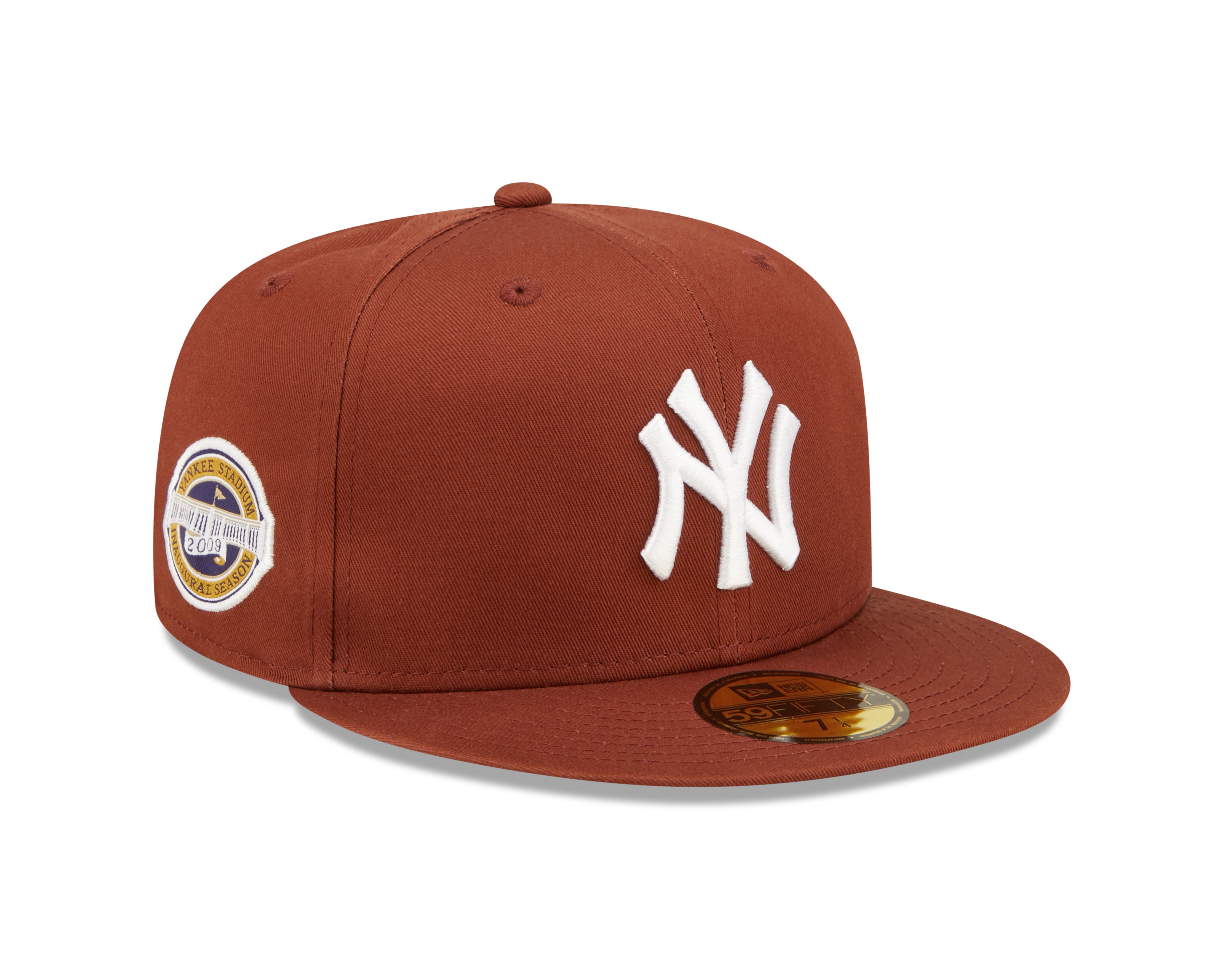 PATCH 59Fifty Fitted New York Yankees - Light Brown - Headz Up 