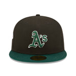 59Fifty Fitted Cap Oakland Athletics World Series 1989 - Black/Green - Headz Up 