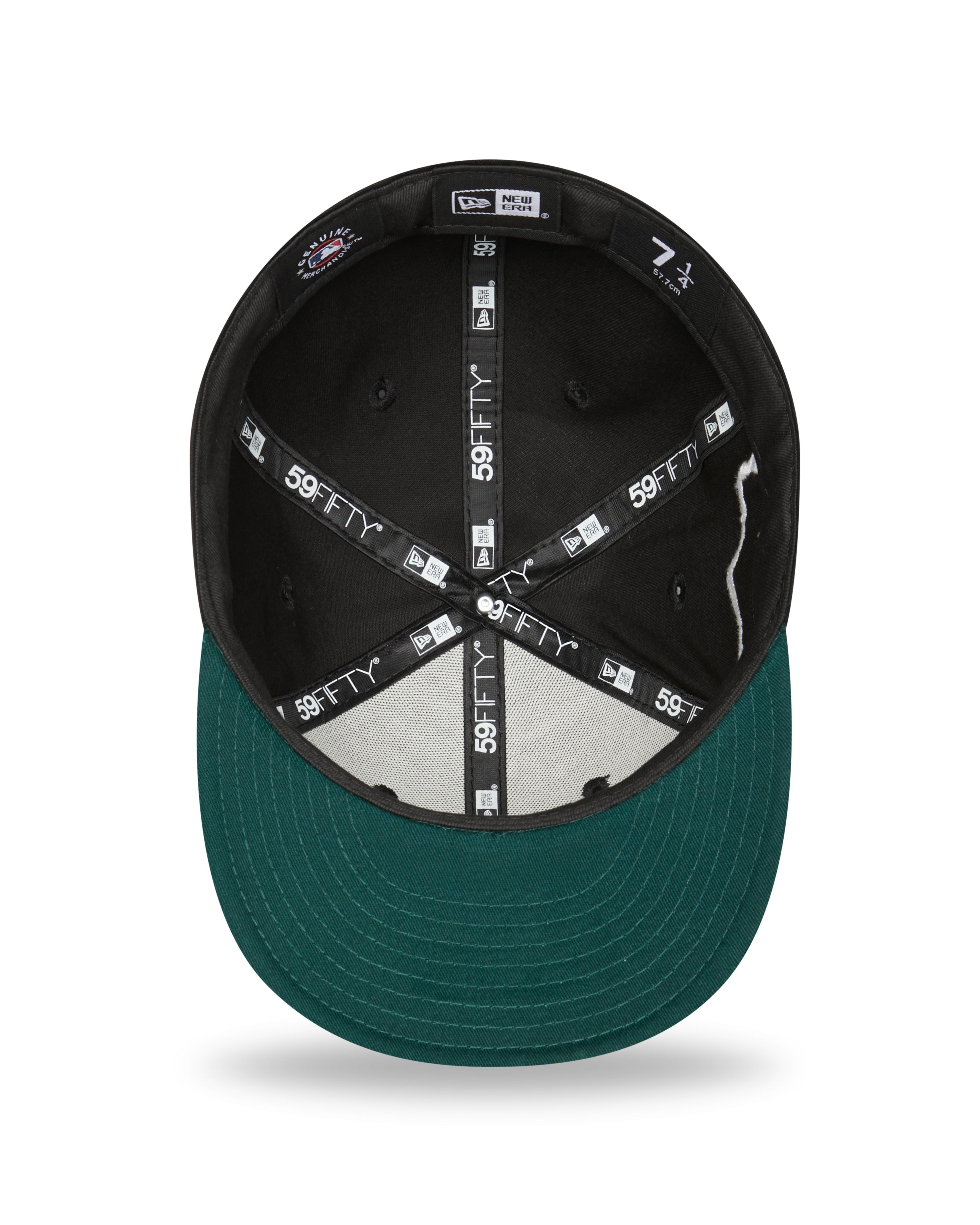 59Fifty Fitted Cap Oakland Athletics World Series 1989 - Black/Green - Headz Up 