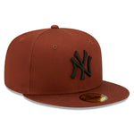 59Fifty Fitted Cap League Essential New York Yankees - Brown/Black - Headz Up 