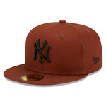 59Fifty Fitted Cap League Essential New York Yankees - Brown/Black - Headz Up 