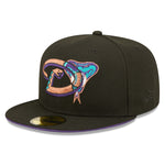 Team Color Split 59fifty Fitted Cap Arizona Diamondbacks - Black - Headz Up 