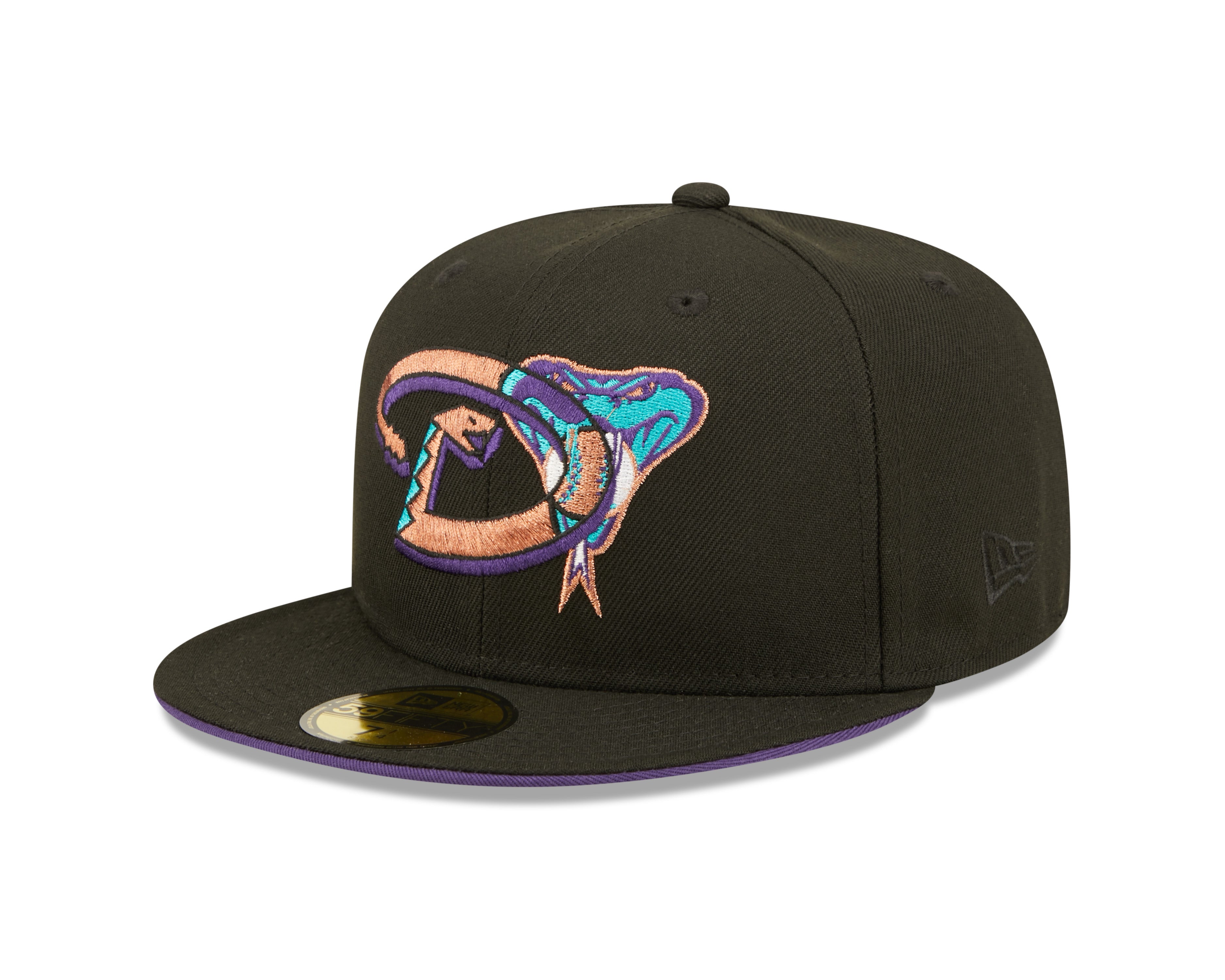 Team Color Split 59fifty Fitted Cap Arizona Diamondbacks - Black - Headz Up 