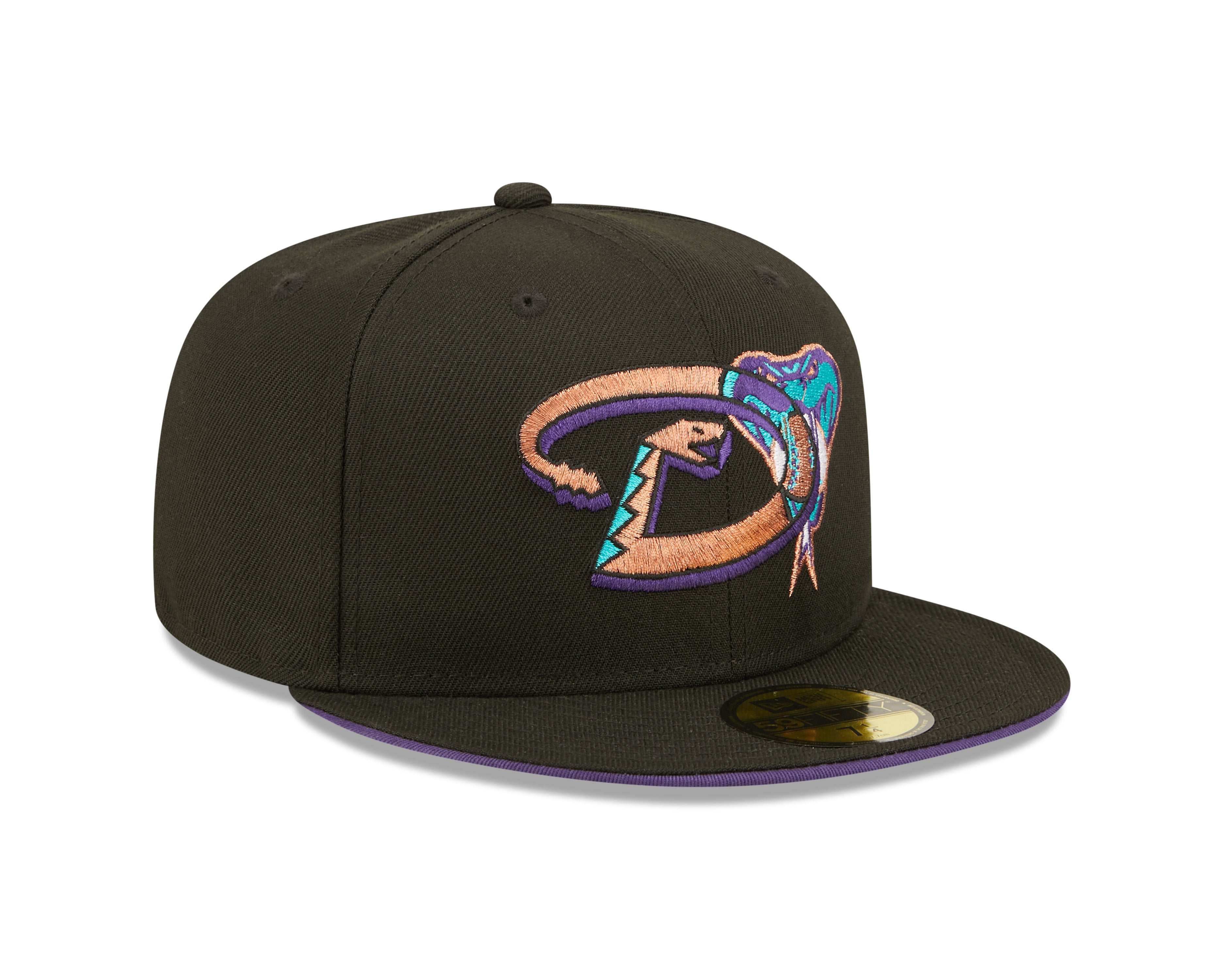 Team Color Split 59fifty Fitted Cap Arizona Diamondbacks - Black - Headz Up 
