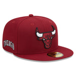 59Fifty Fitted Cap NBA Chicago Bulls Alternate  - Cardinal - Headz Up 