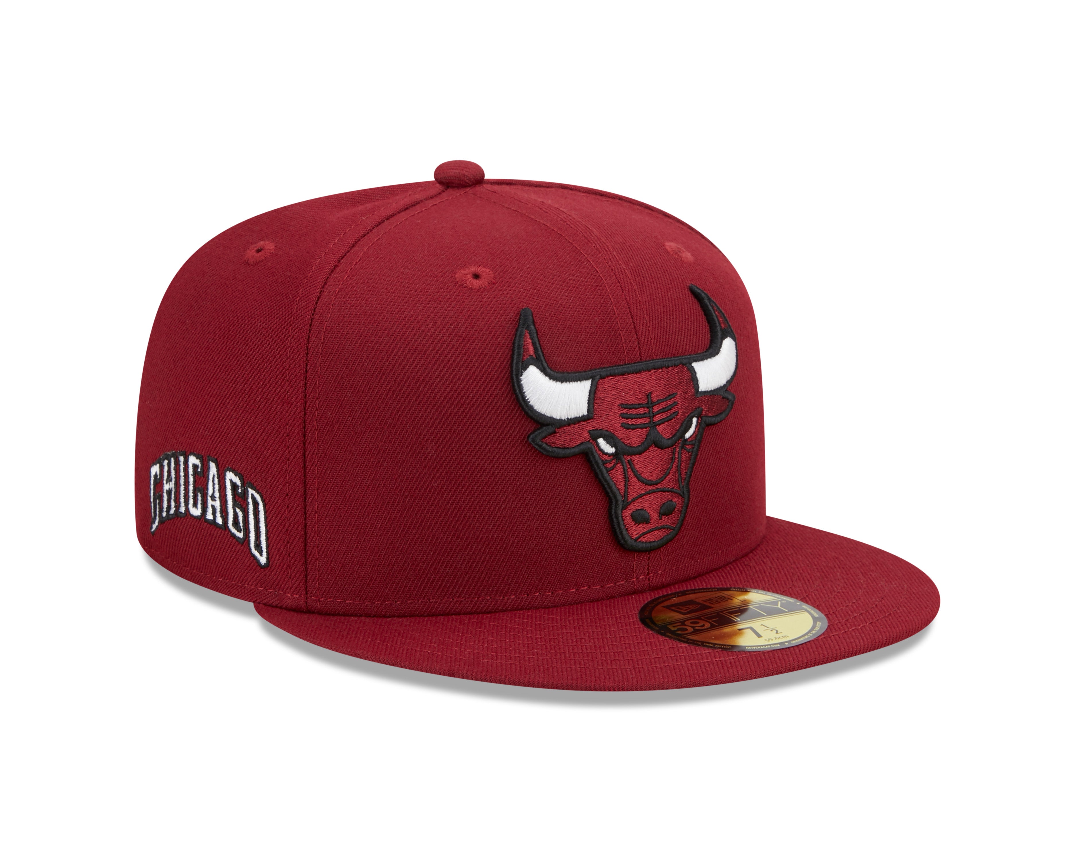 59Fifty Fitted Cap NBA Chicago Bulls Alternate  - Cardinal - Headz Up 