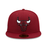 59Fifty Fitted Cap NBA Chicago Bulls Alternate  - Cardinal - Headz Up 