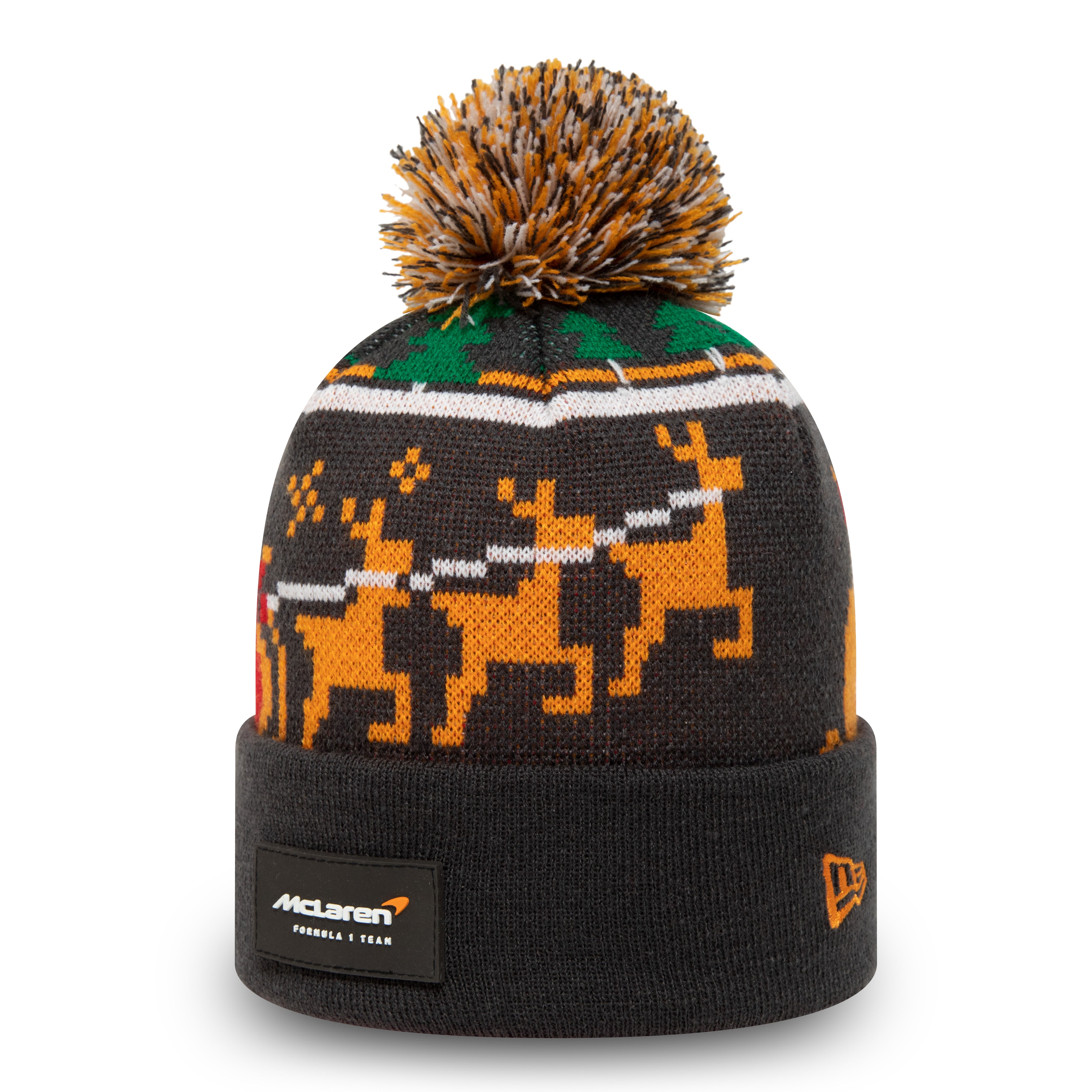 XMAS Bobble Beanie MCLAREN - Black - Headz Up 