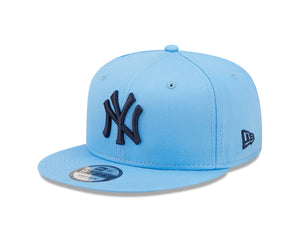New York Yankees 9Fifty League Essentials Snapback  - Light Blue/Navy - Headz Up 