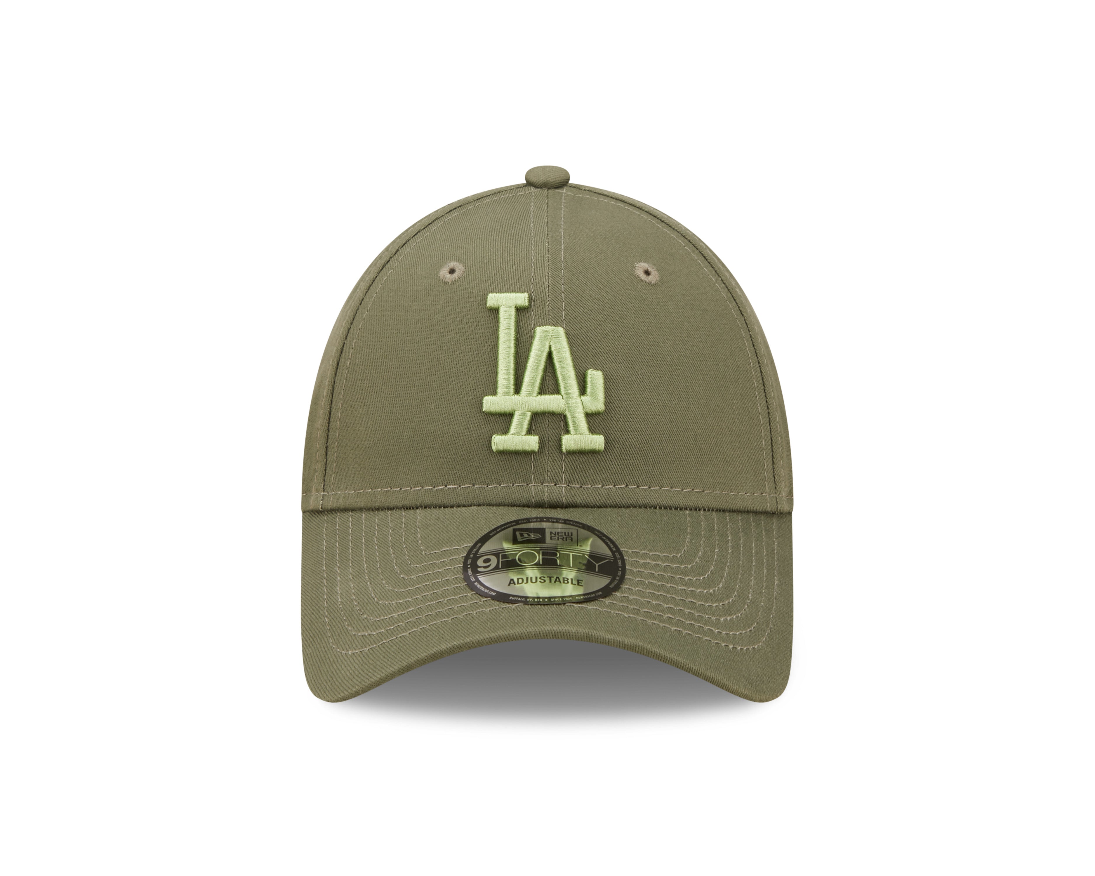 Los Angeles Dodgers 9Forty Cap League Essentials - Olive/Light Green - Headz Up 