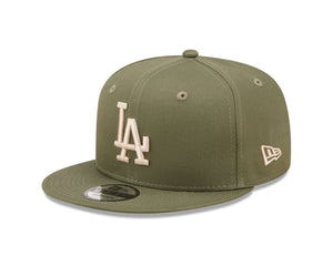 Los Angeles Dodgers 9Fifty League Essentials Snapback  - Olive/Stone - Headz Up 