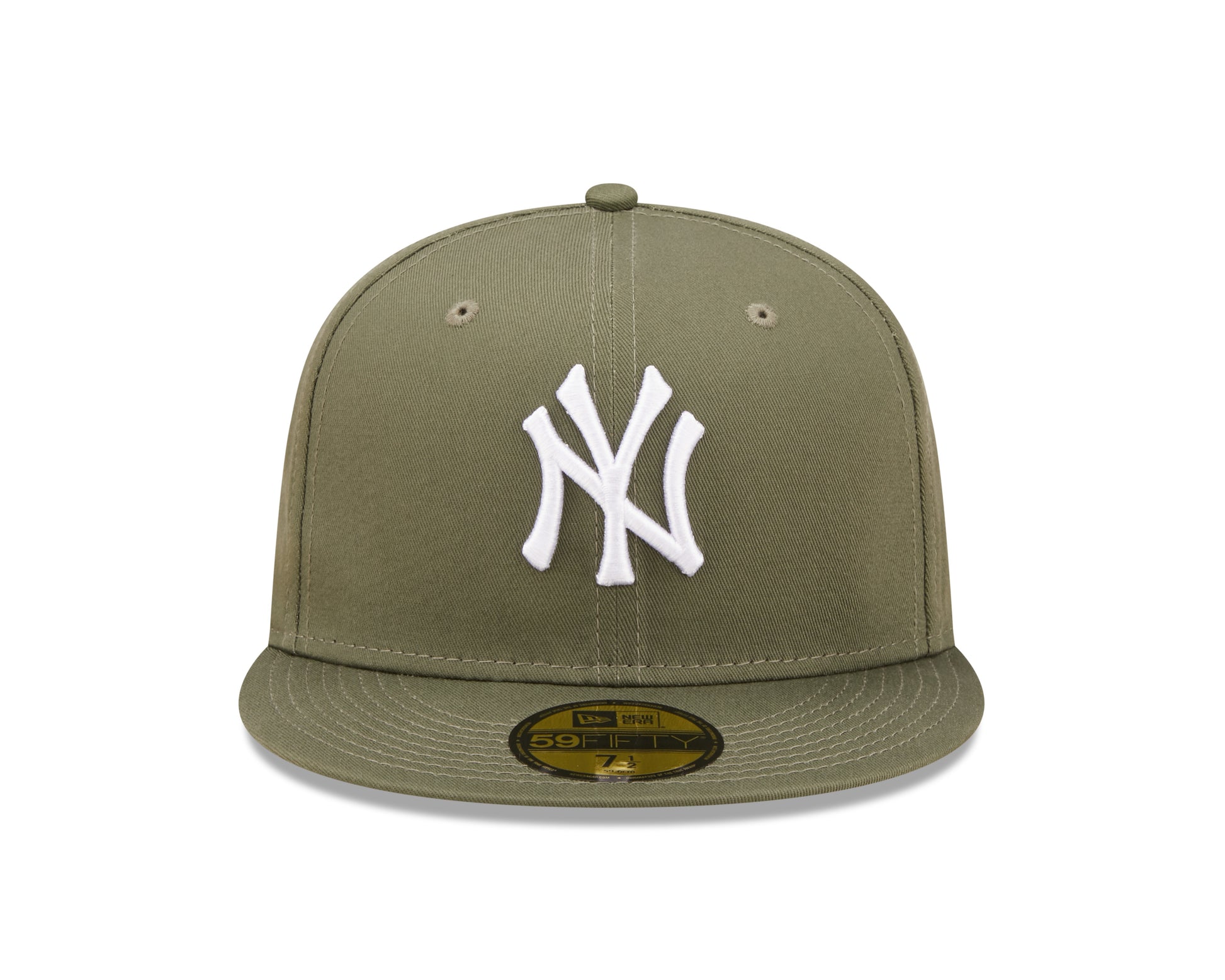59Fifty Fitted Cap League Essential New York Yankees - Olive/White - Headz Up 
