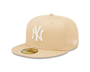 59Fifty Fitted Cap League Essential New York Yankees - Light Khaki - Headz Up 