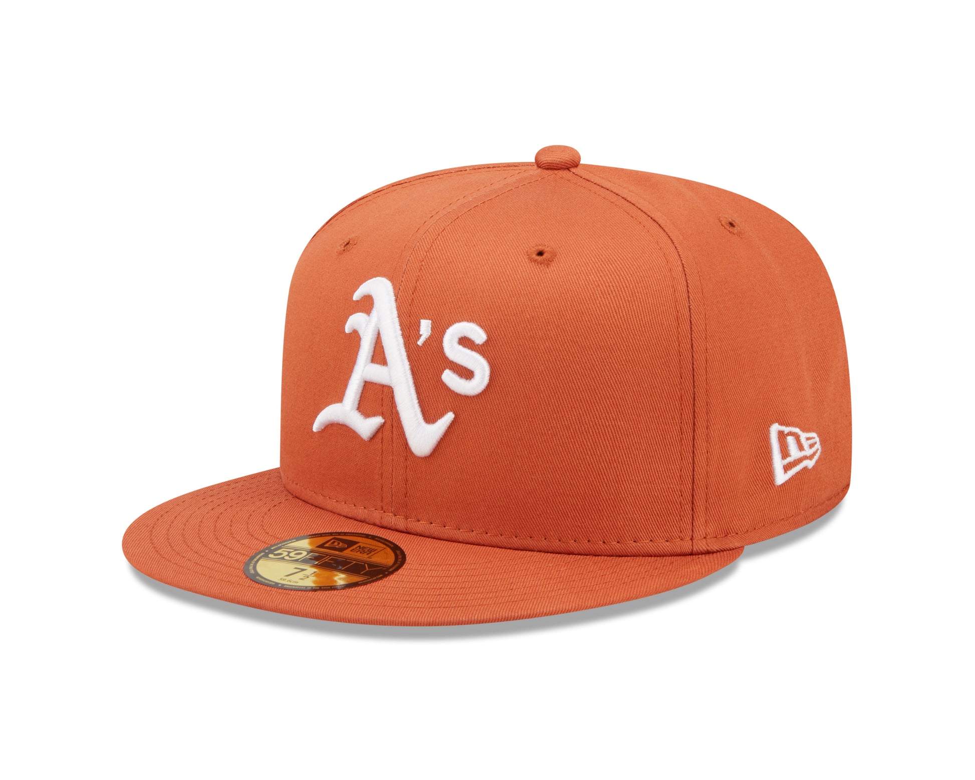 59Fifty Fitted Cap League Essential Oakland Athletics - Rust/White - Headz Up 
