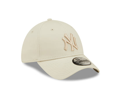 New York Yankees League Essential 39Thirty Stretch Fit - Stone/Stone - Headz Up 