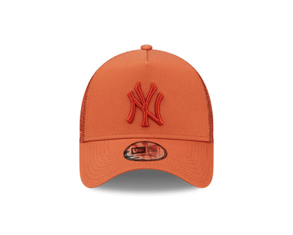 Tonal Mesh Trucker Cap New York Yankees - Rust - Headz Up 