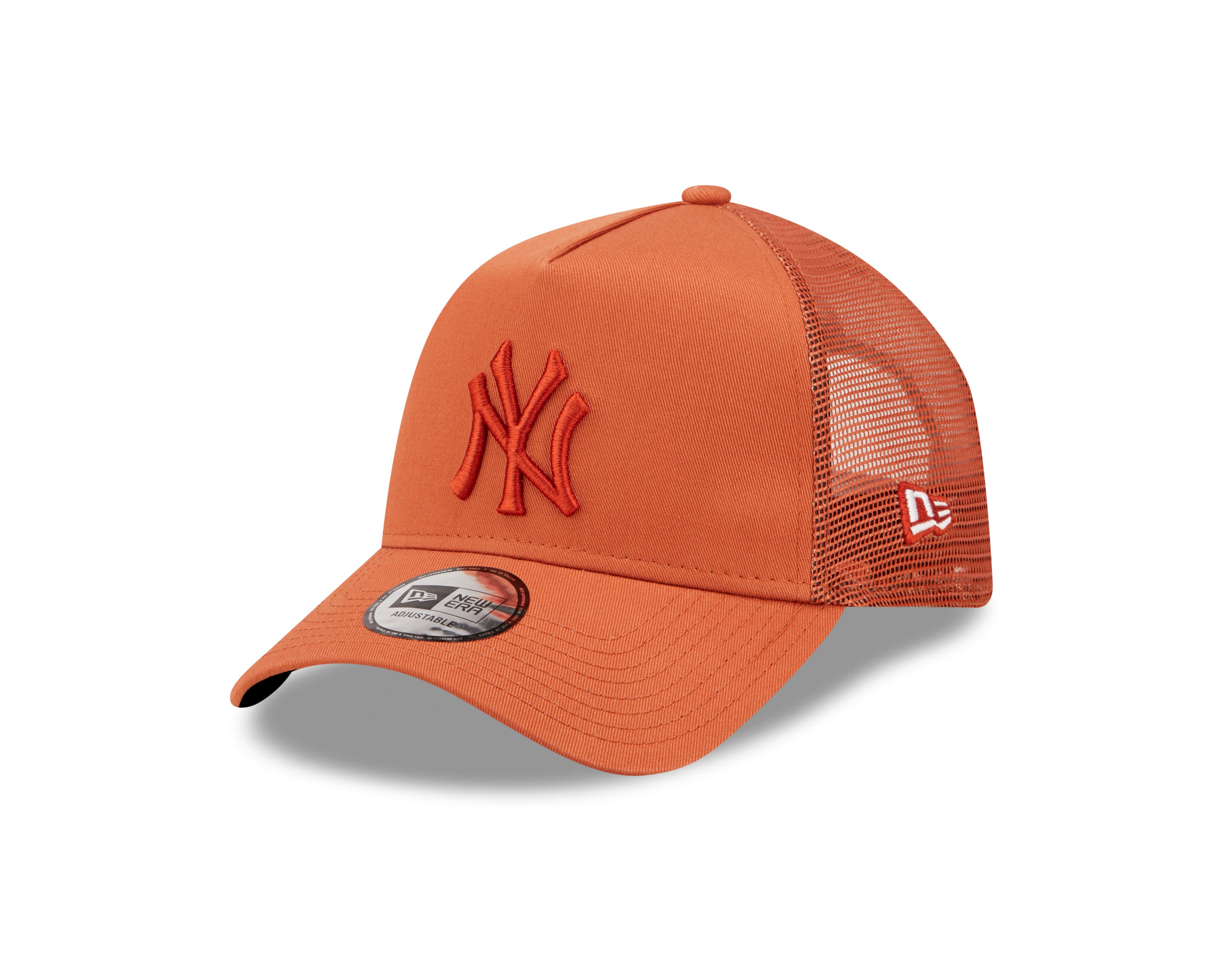 Tonal Mesh Trucker Cap New York Yankees - Rust - Headz Up 