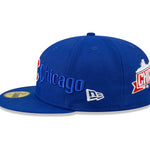 Chicago Cubs Script 59Fifty Fitted Cap - Blue - Headz Up 