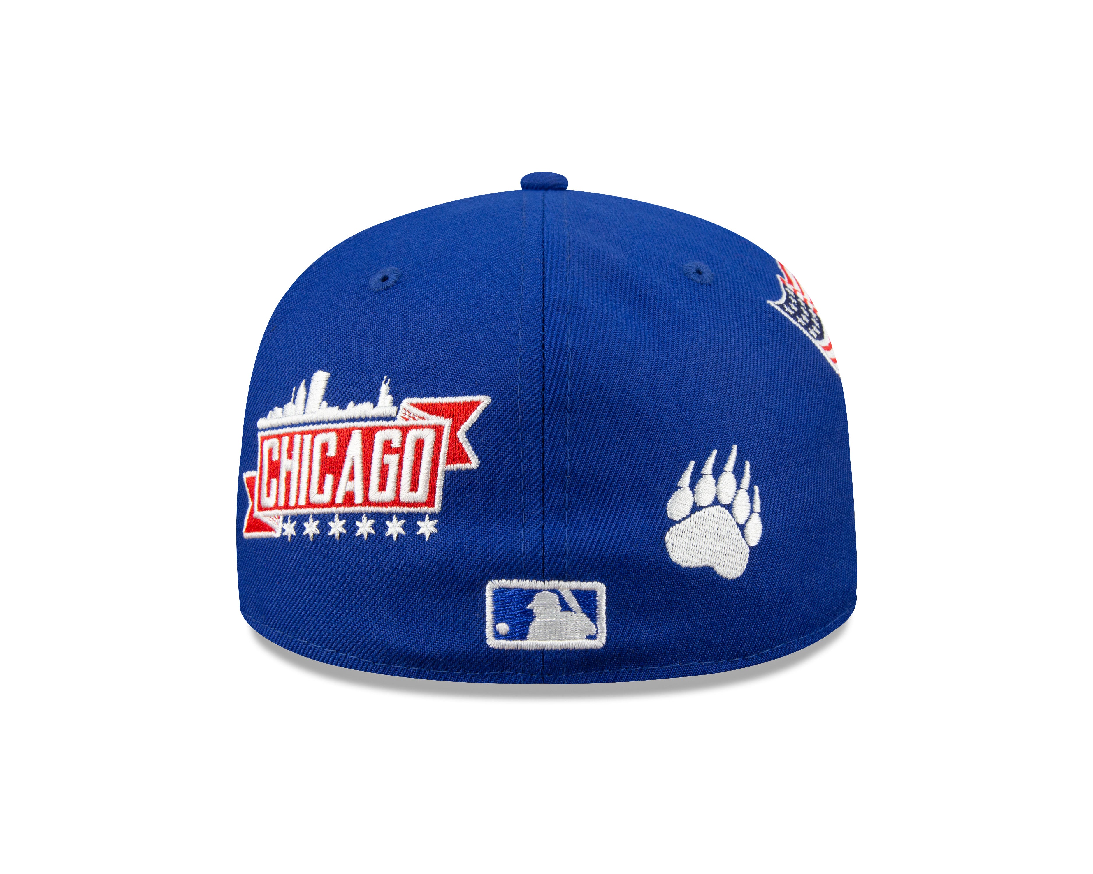Chicago Cubs Script 59Fifty Fitted Cap - Blue - Headz Up 