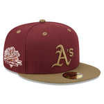 Oakland Athletics WS Trail Mix 59Fifty Fitted Cap - Maroon - Headz Up 