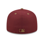 Oakland Athletics WS Trail Mix 59Fifty Fitted Cap - Maroon - Headz Up 