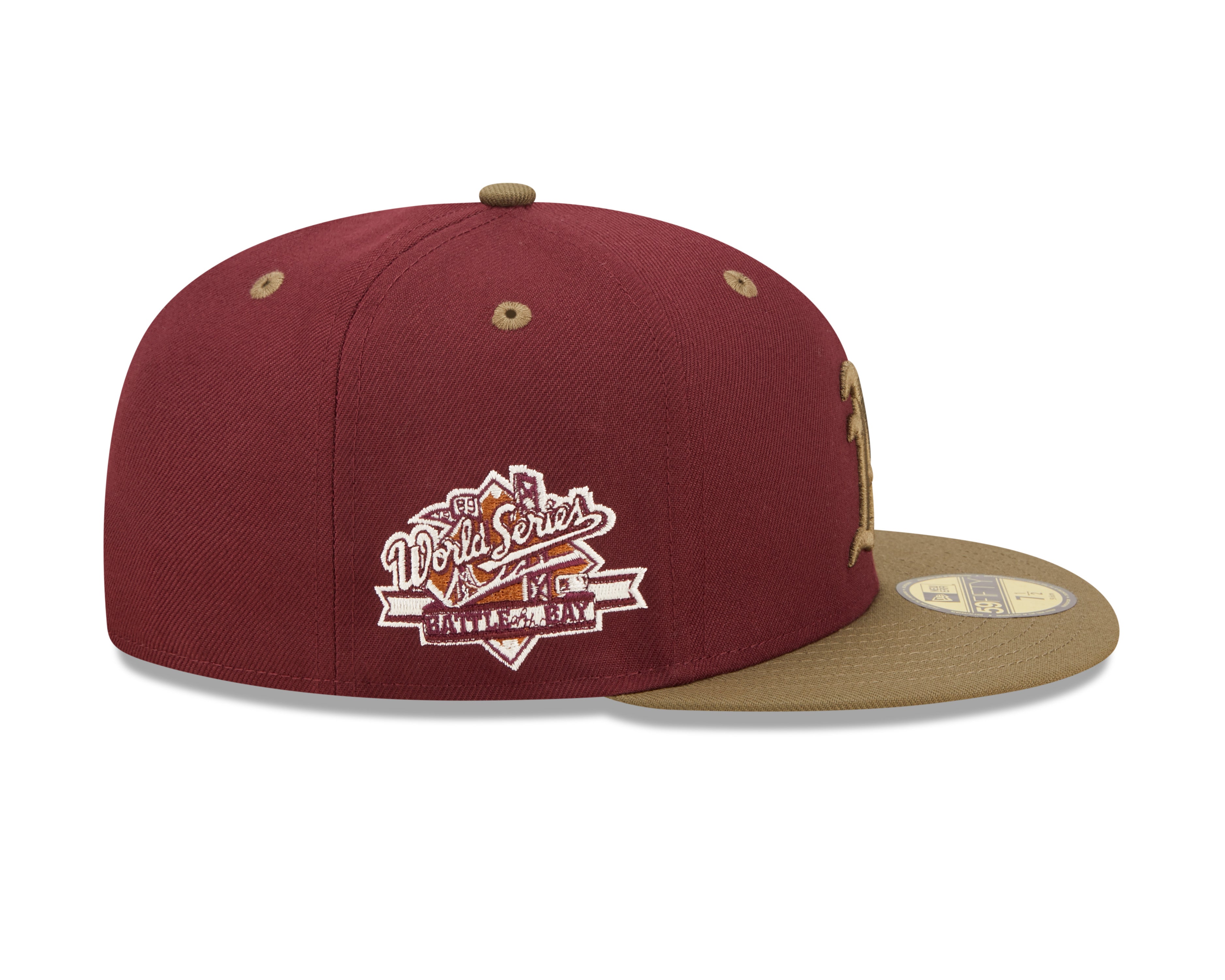 Oakland Athletics WS Trail Mix 59Fifty Fitted Cap - Maroon - Headz Up 
