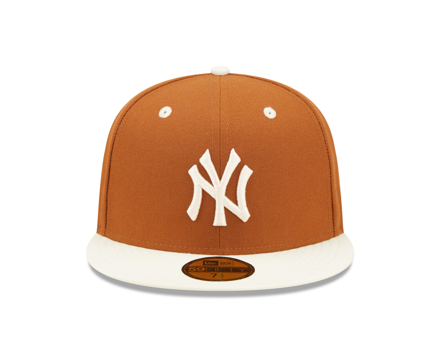 New York Yankees WS Trail Mix 59Fifty Fitted Cap - Rust/White - Headz Up 