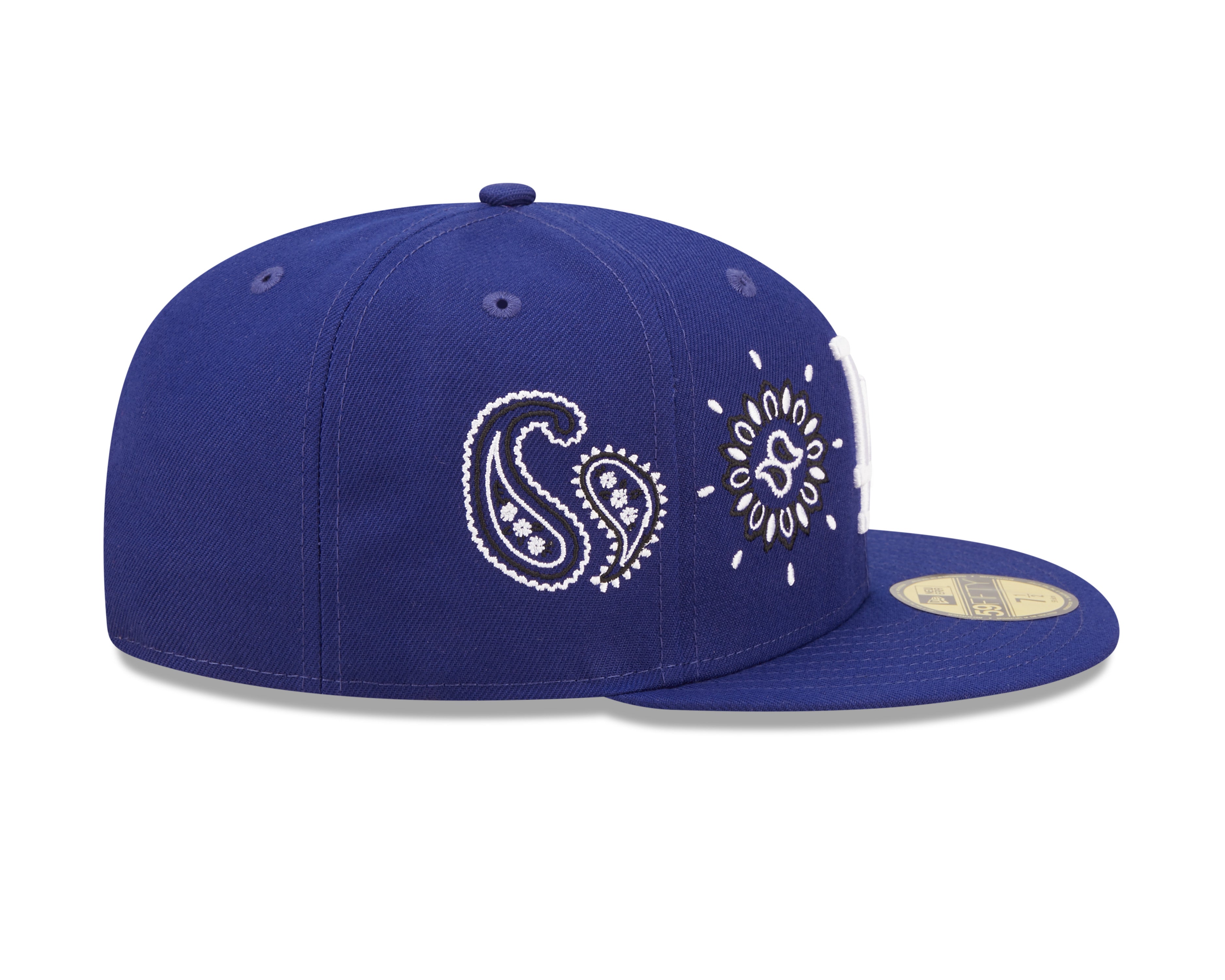 Los Angeles Dodgers AOP Paisley 59Fifty Fitted - Blue - Headz Up 
