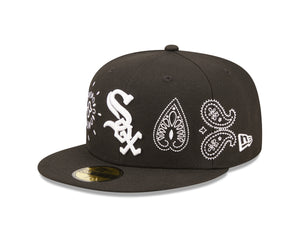 Chicago White Sox AOP Paisley 59Fifty Fitted - Black - Headz Up 