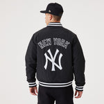 Team Logo Bomber Jacket - New York Yankees - Black - Headz Up 