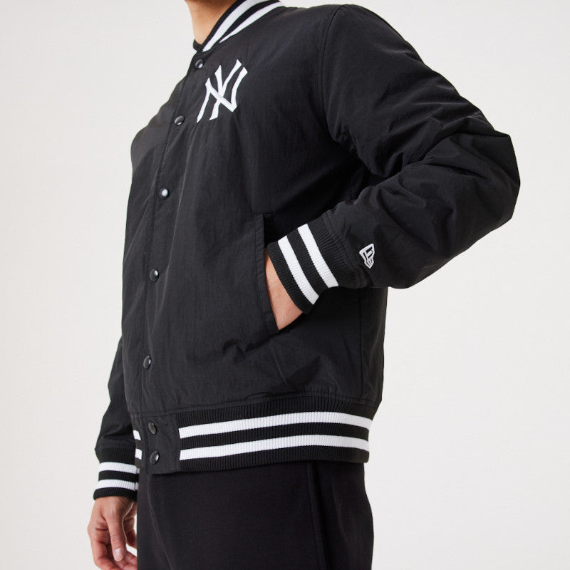 Team Logo Bomber Jacket - New York Yankees - Black - Headz Up 