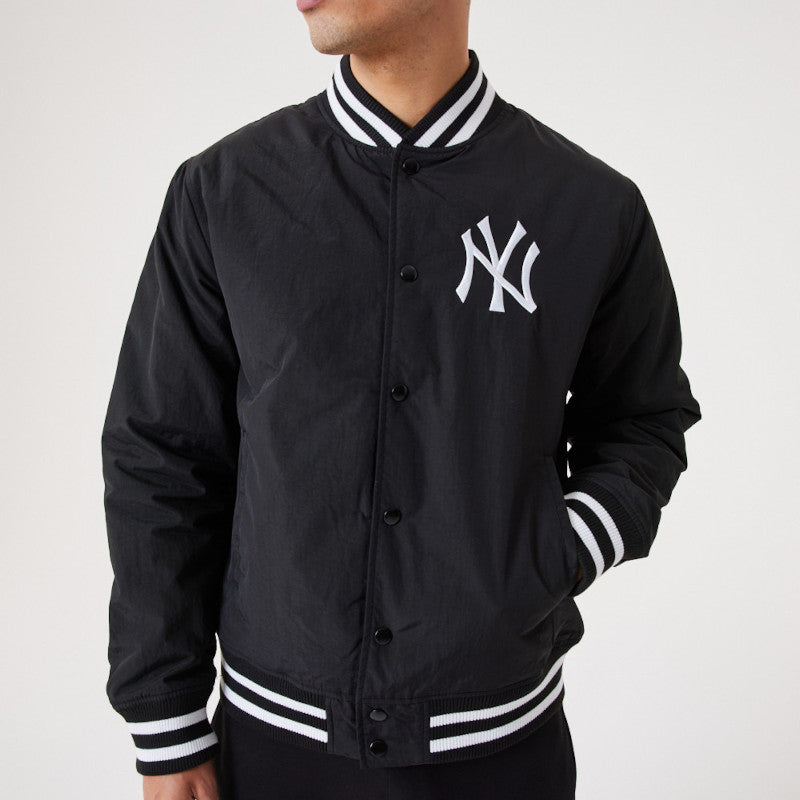 Team Logo Bomber Jacket - New York Yankees - Black - Headz Up 