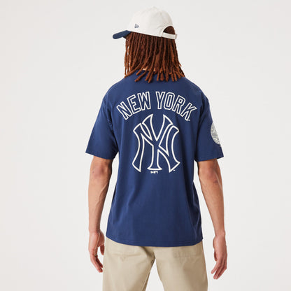 Heritage Oversized Tee New York Yankees - Blue - Headz Up 