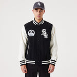Chicago White Sox Heritage Varsity Jacket - Black - Headz Up 