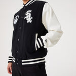 Chicago White Sox Heritage Varsity Jacket - Black - Headz Up 