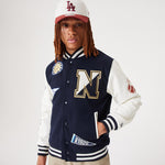 New Era Heritage Varsity Jacket - Navy - Headz Up 