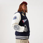 New Era Heritage Varsity Jacket - Navy - Headz Up 