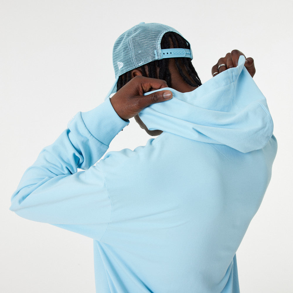 Los Angeles Dodgers League Essential Oversized Hoodie - Carolina Blue - Headz Up 