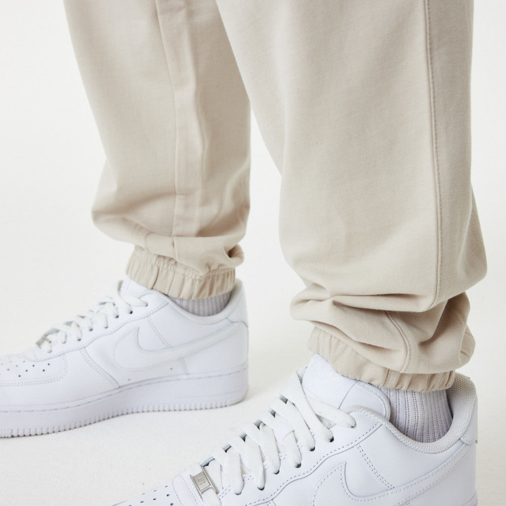 New York Yankees Team Logo Jogger Pants - Stone - Headz Up 