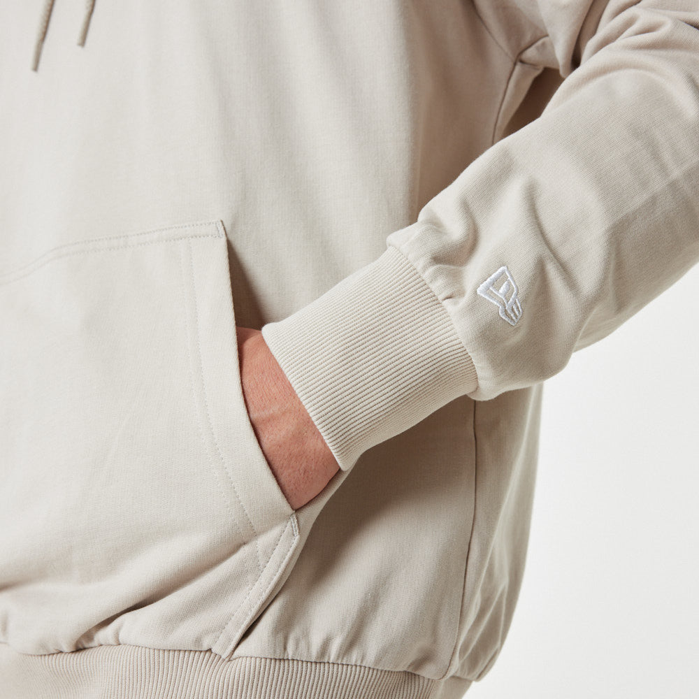 New York Yankees League Essential Oversized Hoodie - Stone - Headz Up 