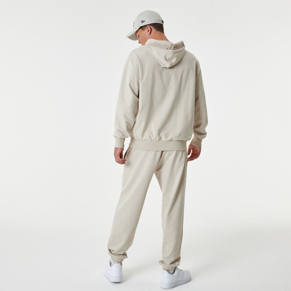 New York Yankees League Essential Oversized Hoodie - Stone - Headz Up 