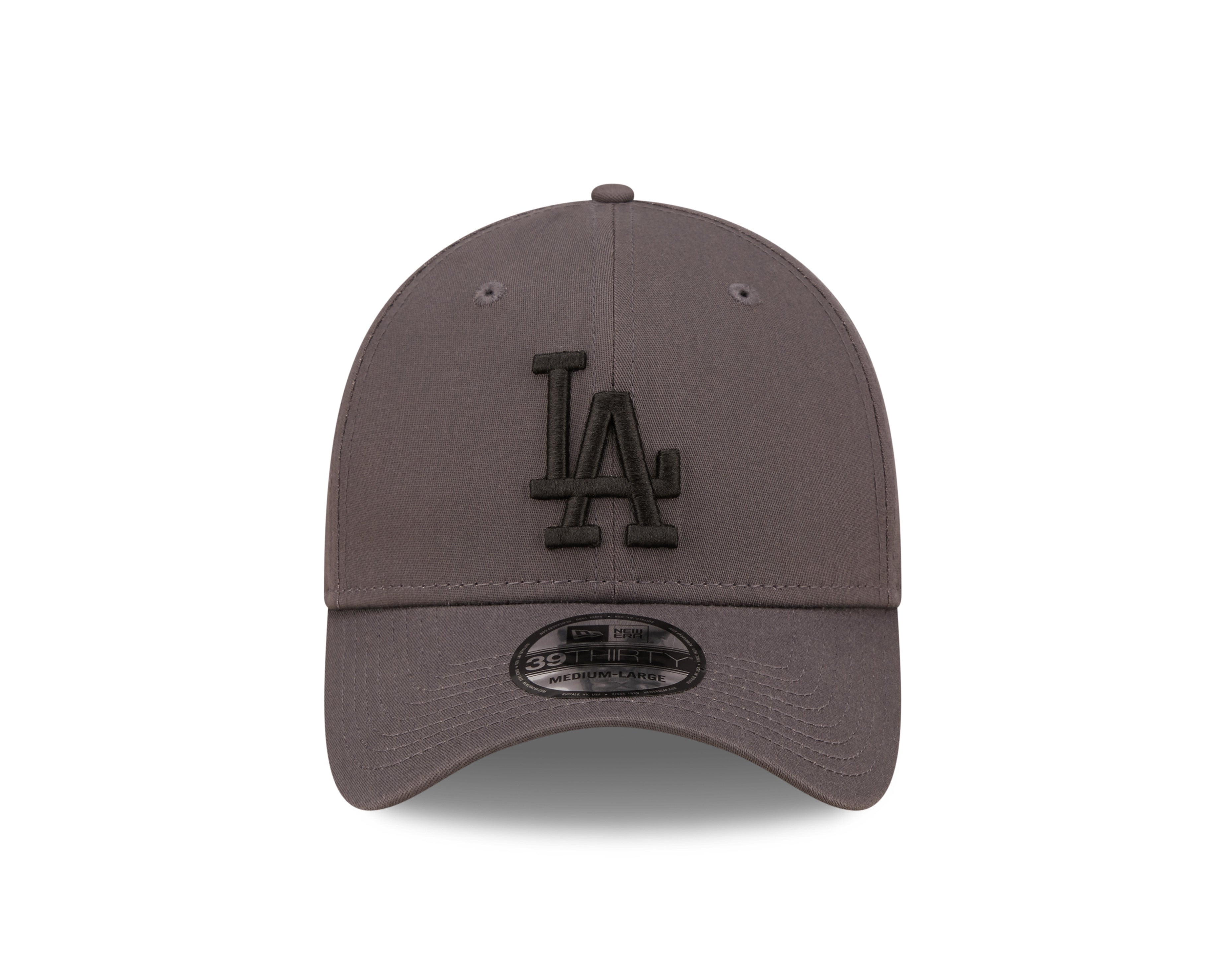 Los Angeles Dodgers League Essential 39Thirty Stretch Fit - Dark Grey/Black - Headz Up 
