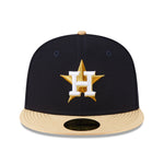 Houston Astros Gold World Series 2022 59fifty Fitted - Navy/Gold - Headz Up 