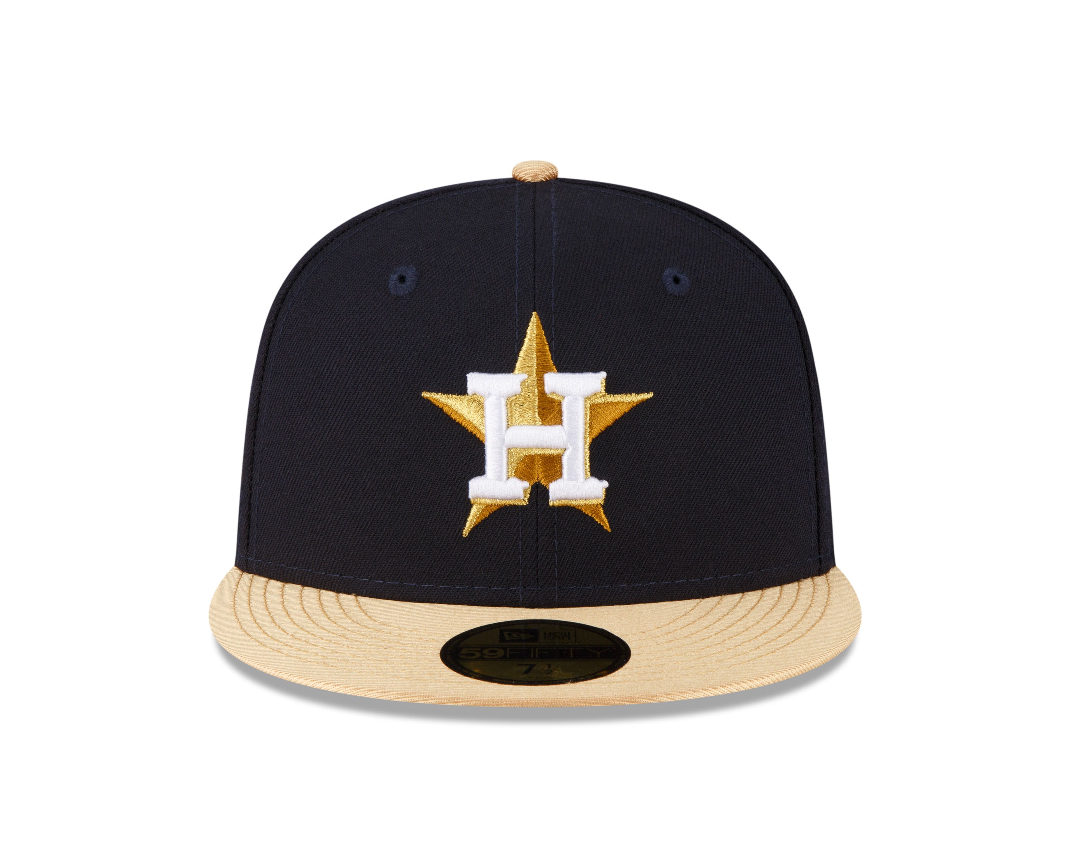 Houston Astros Gold World Series 2022 59fifty Fitted - Navy/Gold - Headz Up 