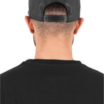 Full Leather Imitation Snapback - Black - Headz Up 
