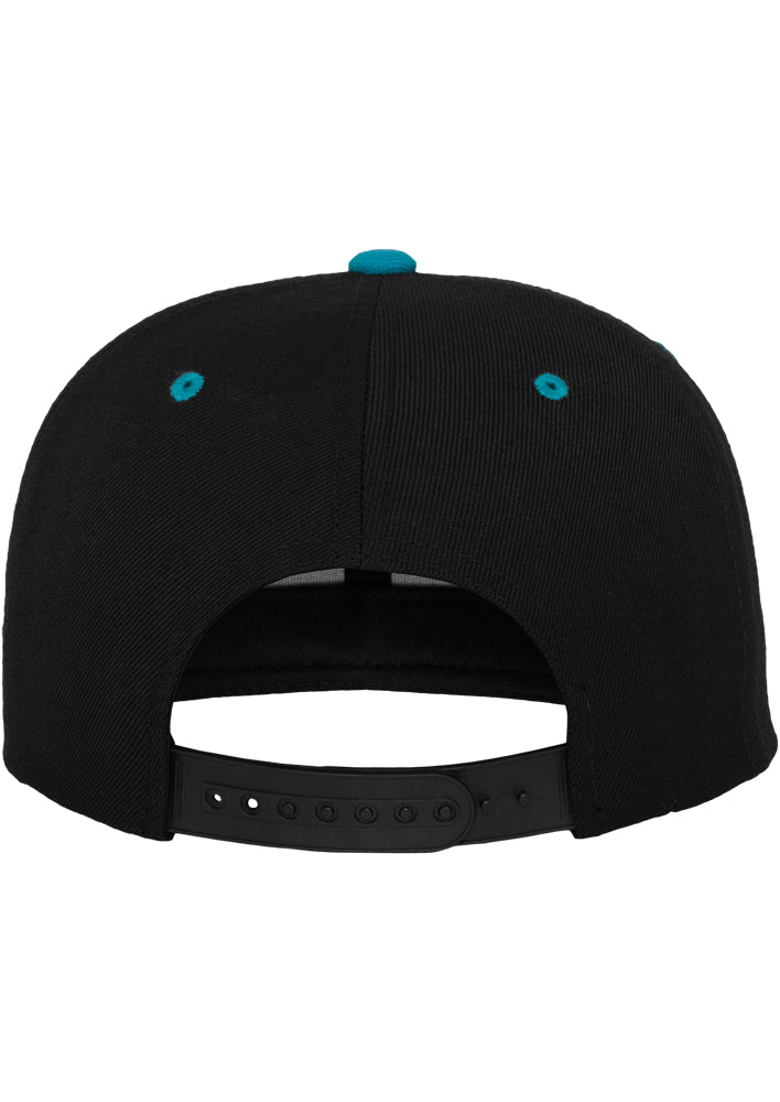 Hawaiian Snapback - Black/Aqua - Headz Up 