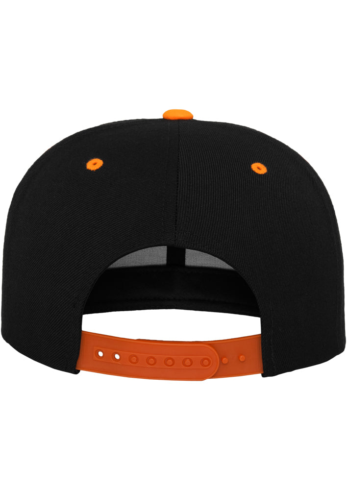 Classic Snapback 2-Tone - Black/Neon Orange - Headz Up 